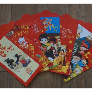 Bao Lì Xì Set 24 cái- Siêu Đẹp Siêu Hot 2022 - Tặng Kèm Khi Mua Cùng Đèn Lồng Tết