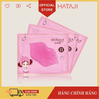 Mặt nạ môi Bioaqua collagen dưỡng môi hồng căng mộng miếng lẻ