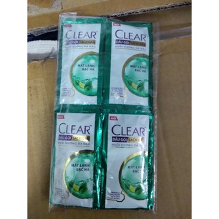 dầu gội clear bạc hà dây(12 gói)