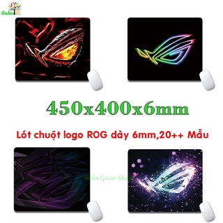 Lót chuột - Pad chuột - Bàn di chuột ,logo ROG dày 6mm