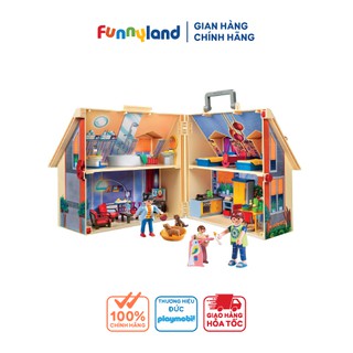 [Mã LT150 giảm 150k đơn 699k] Đồ chơi nhập vai Playmobil NHÀ BÚP BÊ XÁCH TAY