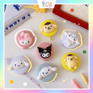 Thước dây cuộn mini rút tự động họa tiết hoạt hình dễ thương YOS