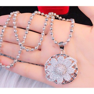 Dây chuyền bi mặt hoa mẫu mới cực đẹp