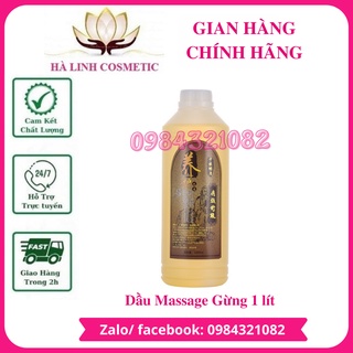 Dầu Massage Body Hương Gừng già gảm béo, mùi thơm lừng giá sỉ 1 lít