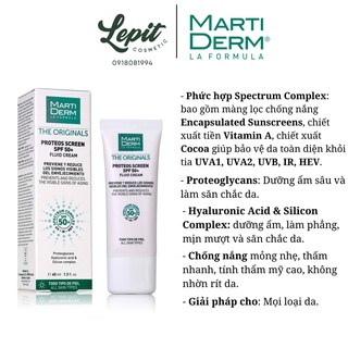 [ Hàng Công Ty ] Kem Chống Nắng Phổ Rộng Martiderm 40ml - Kcn Martiderm