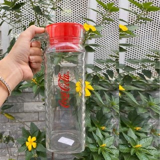 Bình đựng nước thủy tinh 1 lít - 1000ml (xuất xứ INDO - mẫu hàng theo từng đợt khuyến mãi)