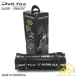 Lốp (Vỏ) gấp xe đạp DELI TIRE ULTRA FLEX-PRO SA205  700x23C / 700X25C - 1 Chiếc