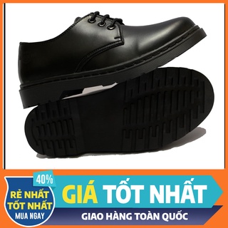 Giày đốc da nam { Rẻ Vô Địch } Màu đen , đế cao su đúc , khâu đế chắc chắn bảo hành 24 tháng.