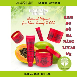 Kem đa năng Lucas papaw 25g kem đu đủ Anvishop
