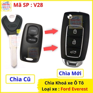 Chìa khoá xe Ô tô Ford Everest Độ gập