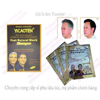 Dầu gội đen tóc YICAOTEN ( hộp 10 gói )