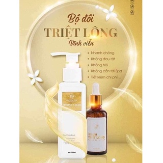 GIÁ TỐT Combo Kem Tẩy Lông và Serum Dưỡng HUYỀN PHI