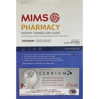 Sách Mims pharmacy Cẩm nang nhà thuốc thực hành 2022