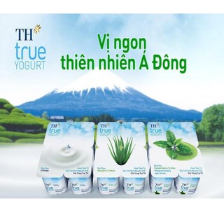 TH*true YOGURT Lốc 4 hộp 100g Sữa chua ăn 6 vị TỰ NHIÊN