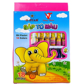 CHÌ SÁP DẦU TÔ MÀU OP 18 MÀU