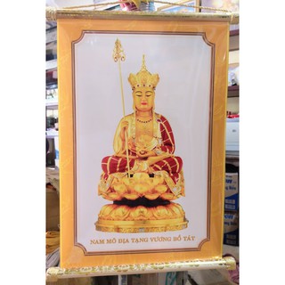 TRANH ĐỊA TẠNG - TRANH PHẬT THÍCH CA 40X65cm