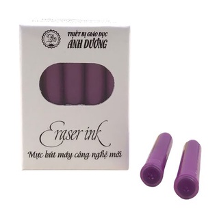 Hộp 10 Ống Mực Bút Máy Xóa Được Ánh Dương - Mực Tím