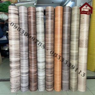 [ MỚI NHẤT - VÂN NHÁM Simili lót sàn vân gỗ nhám - thảm nhựa lót sàn giả gỗ