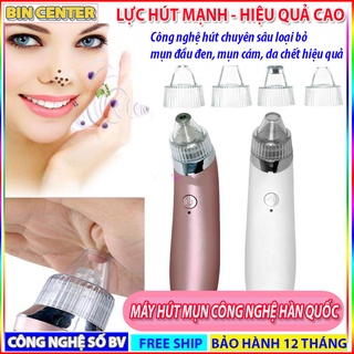 [Hàng Loại 1] Máy hút mụn cầm tay sạc pin RT-8080, Hút mụn đầu đen, mụn cám làm sạch lỗ chân lông