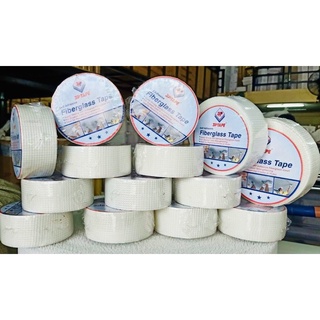 [1 cuộn]. Băng keo lưới dán thạch cao công trình. Khổ 4F8. 50 yard. Vi Tính Quốc Duy