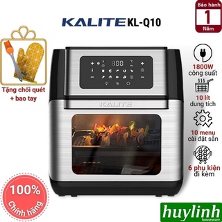 Nồi chiên không dầu điện tử Kalite KL-Q10 - 10 lít [KL-1200 - 12 lít] - Tặng bao tay + chổi quét