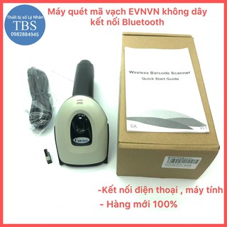 Máy quét mã vạch không dây kết nối Bluetooth với điện thoại và cả máy tính