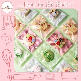 100 Túi Đựng Bánh Kẹo Hello Phong Cách Hàn Quốc