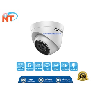 CAMERA DOME HD-TVI ANALOG HIKVISION DS-2CE56H0T-ITP, 5.0 MEGAPIXEL