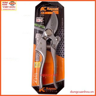 Kéo cắt cành cây, kéo tỉa cây cảnh cây ăn quả Kapusi thép Sk5 siêu Sắc