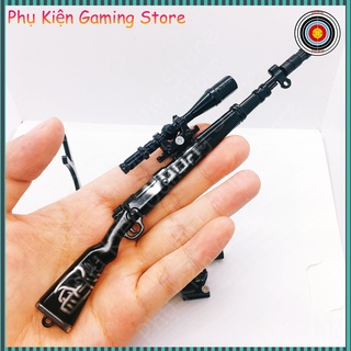 Mô hình súng pubg kim loại lắp ráp K98 Skin Ngụy Thần dài 20cm mô phỏng giống thật trong game [TẶNG KỆ ĐỠ]