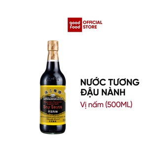 Nước tương hương vị nấm Pearl River Bridge 500ml (Mushroom Flavoured Superior Dark Soy Sauce)