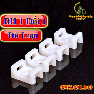 Nút giữ dây rút 50 cái, nút khóa bó dây điện, đế nhựa cố định dây thít STM-0 STM-1 STM-2S