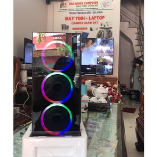 Vỏ Case máy tính GIPCO Gaming LED RGB 2 mặt kính cường lực- GIP5986LH