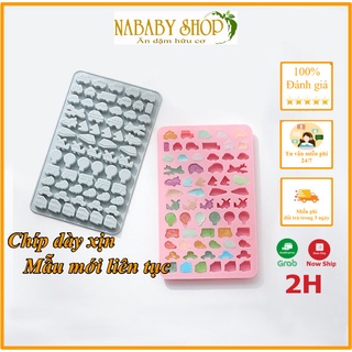 [ mẫu mới hót ] Khuôn Silicon làm kẹo dẻo loại dày mẫu mới, kẹo chíp, thạch Socola ống bơm và Gelatine