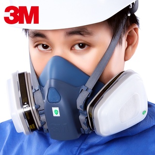 Mặt Nạ Phòng Độc 3M 7502 (Phin Lọc USA) Chống Độc Sơn, PU, Thuốc Trừ Sâu, Hóa Chất, Bụi Mịn.