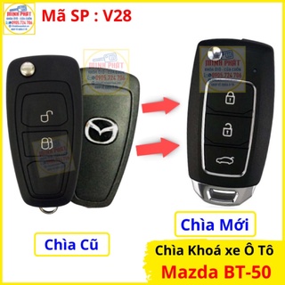 Làm Chìa khoá xe Ô tô Mazda BT50 mẫu V28