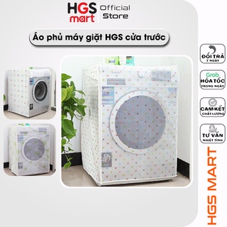 Áo phủ bảo vệ máy giặt HGS chống bám bụi kích thước 56x60x83 và 56x54x86 dùng cho máy cửa trên và cửa trước | mã GD074