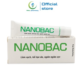 Kem bôi da NANOBAC MT Pharco giảm mụn thâm, làm mờ sẹo - Tuýp 20g