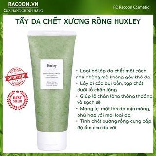 Tẩy Tế Bào Chết Huxley Scrub Mask sạch sâu, hút dầu