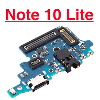 Cụm mạch sạc SAMSUNG Note 10 Lite kèm micro jack tai nghe charger port usb bo main mainboard cổng chân sạc thay thế
