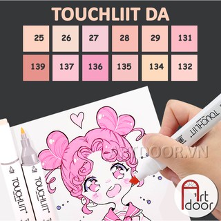 [ARTDOOR] Bút Marker TOUCHLIIT (gam màu Da)