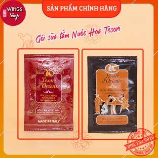 Sữa tắm xích Tesori trắng da hương nước hoa 7ml | Wings Shop