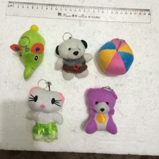 [giá sale] Móc khoá thú nhồi bông, móc khoá gấu bông