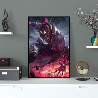 Tranh Canvas Leesin Ma Thần Liên Minh Huyền Thoại Trang Trí Phong Net