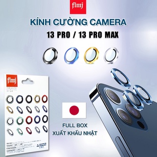 Cường lực camera Iphone 13 Pro Max - Dán mắt Camera 13 Pro Max kim loại siêu cứng FLMJ