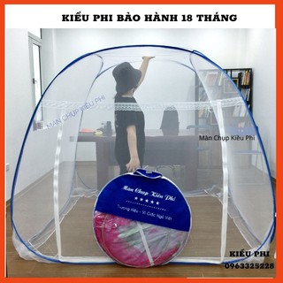 Màn chụp tự bung Kiều Phi - Mẫu mùng ngủ thông minh gấp gọn 1m2 1m6 1m8 2m2 tự động tiện dụng