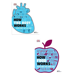 Sách - Combo How The Body Works - Hiểu Hết Về Cơ Thể + How Food Works - Hiểu Hết Về Thức Ăn (Bộ 2 Cuốn)