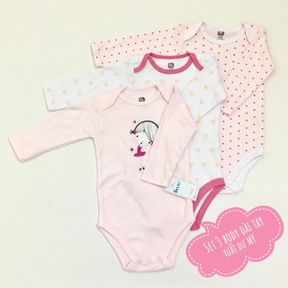 SET 3 BODY DÀI TAY CHO BÉ XUẤT DƯ MỸ