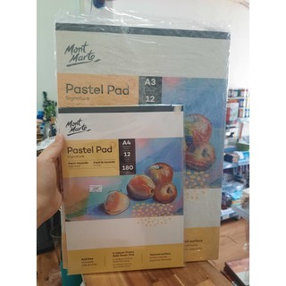 Sổ vẽ phấn tiên, sáp dầu, Mont Marte, A4 hoặc A3