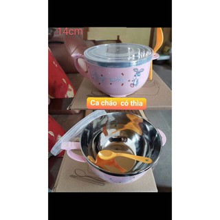 Ca giữ nhiệt đựng cháo kèm thìa